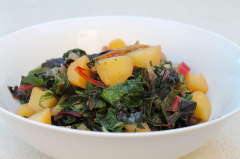 Mangold Kartoffeln - Rezept für kroatische "Blitva"