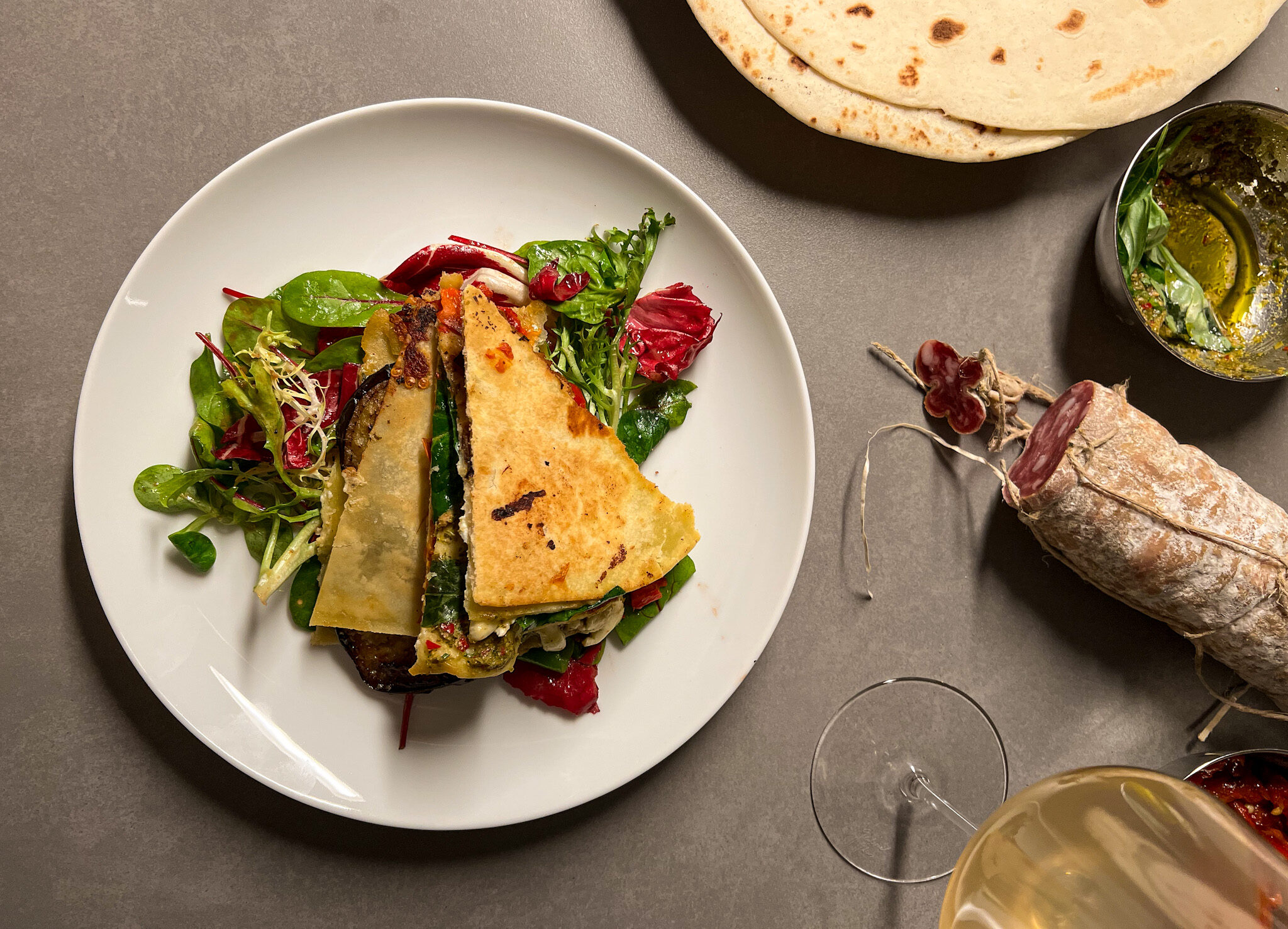 Piadina Tricolore – italienische Blitz-Wraps